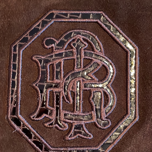 Suede chocolate brown  Tory Burch bag with removable straps - Picture 2 of 9